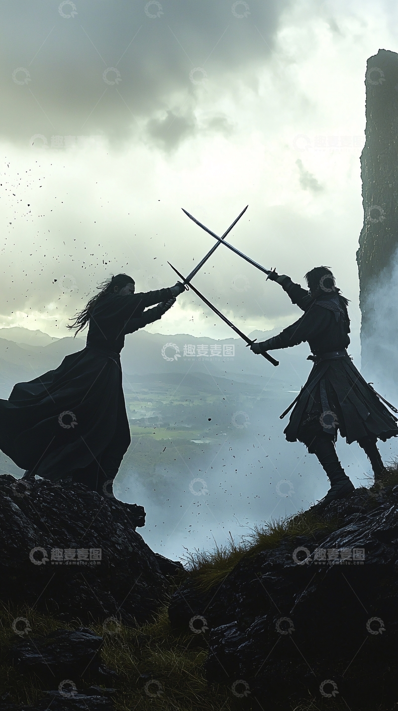 高清大图下载【趣麦麦图】剑斗