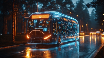 未来感公交车