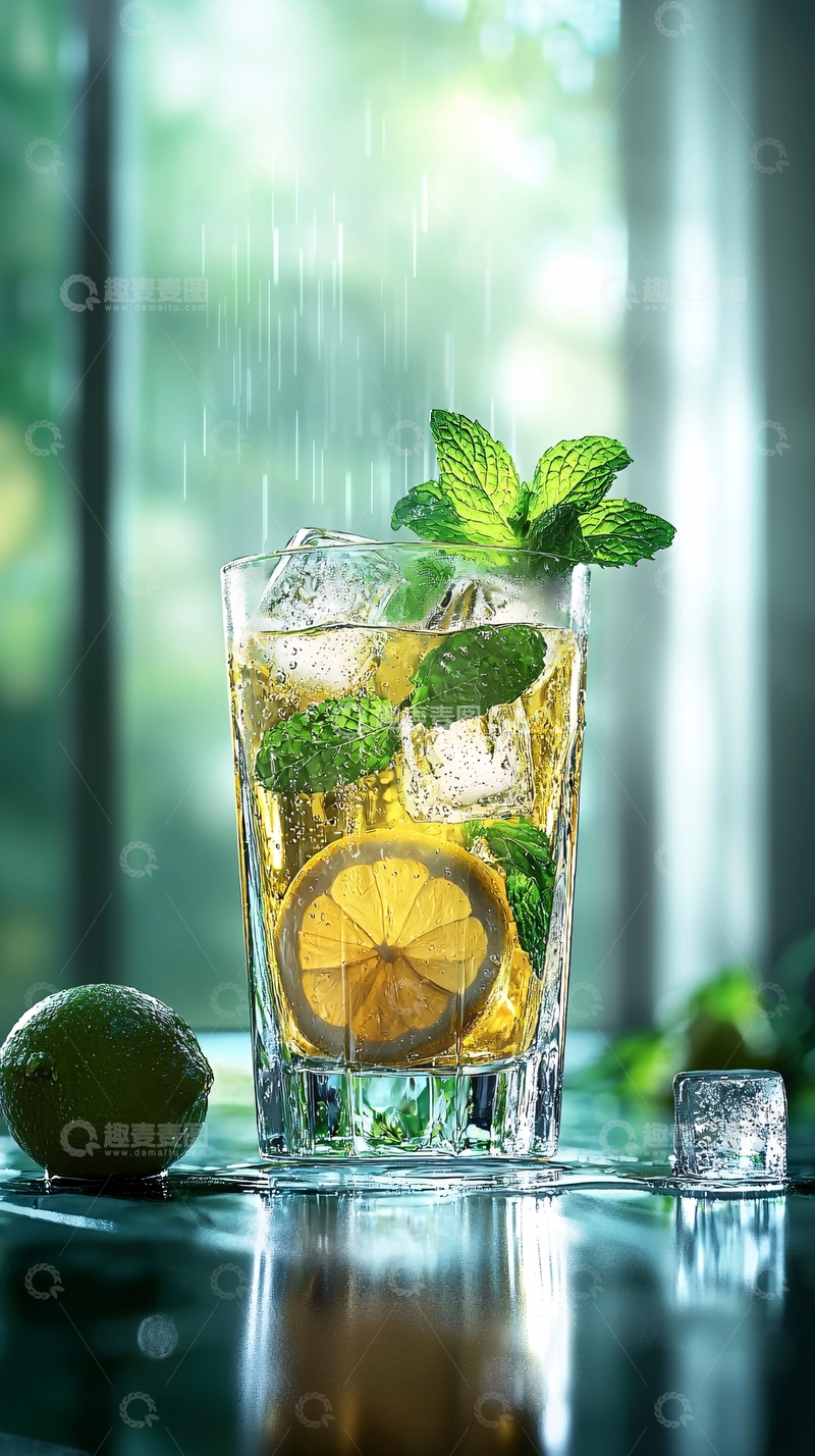 高清大图下载【趣麦麦图】清凉夏日饮品特写