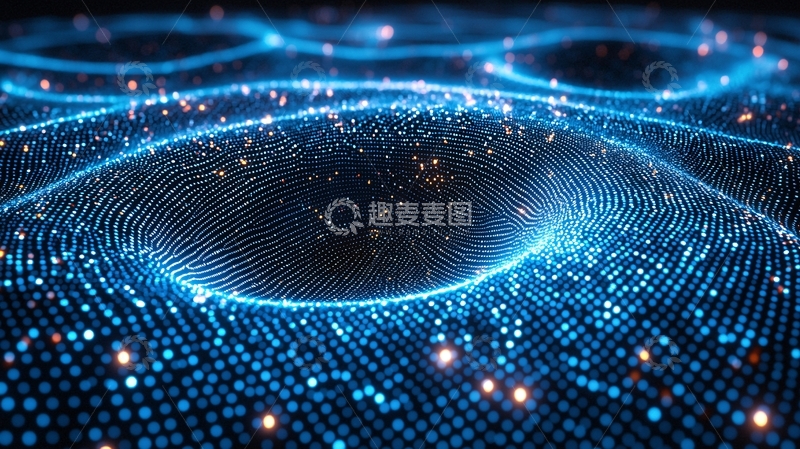 高清大图下载【趣麦麦图】蓝色波纹