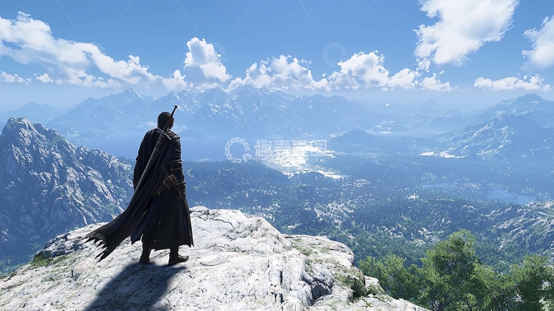 高清大图下载【趣麦麦图】极目远眺山河壮阔