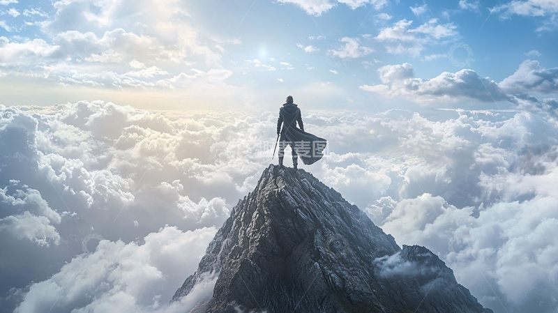 高清大图下载【趣麦麦图】云端之上