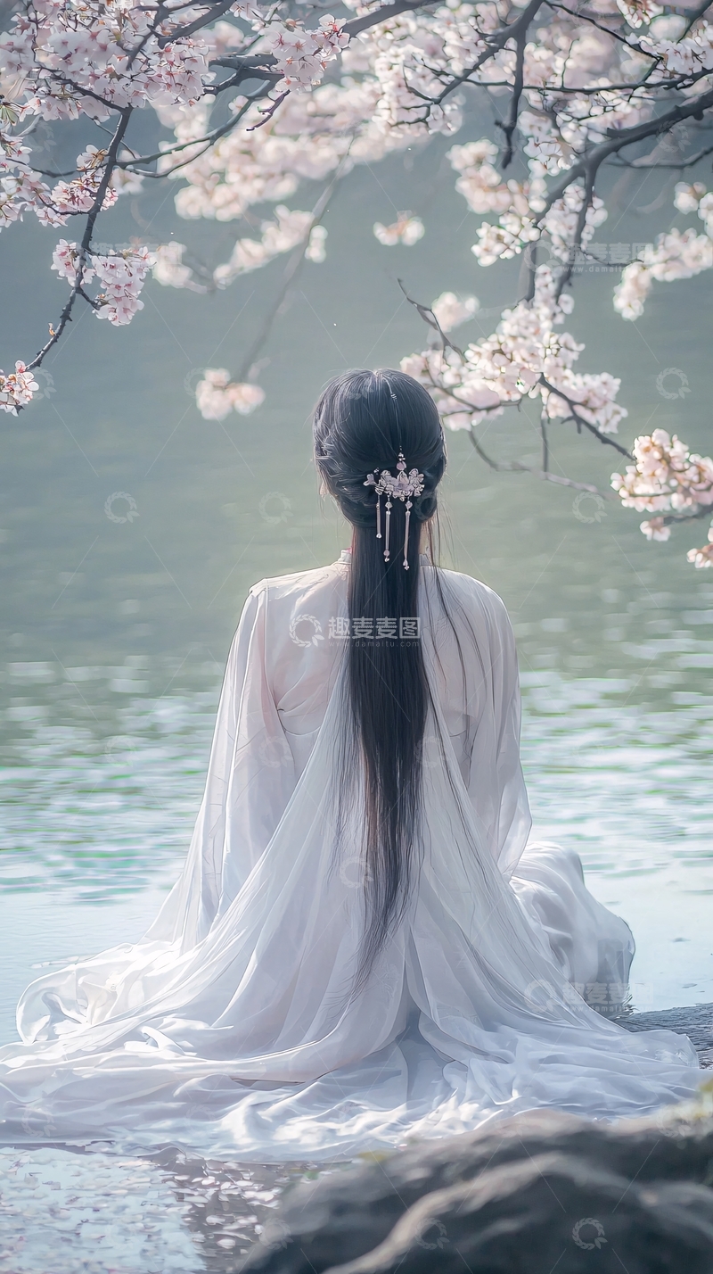 高清大图下载【趣麦麦图】古风女子