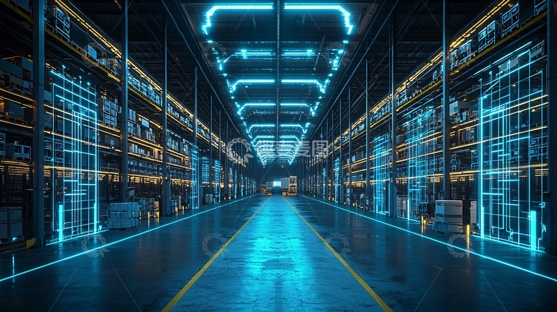 高清大图下载【趣麦麦图】未来感仓库
