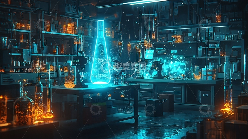 高清大图下载【趣麦麦图】科幻实验室3