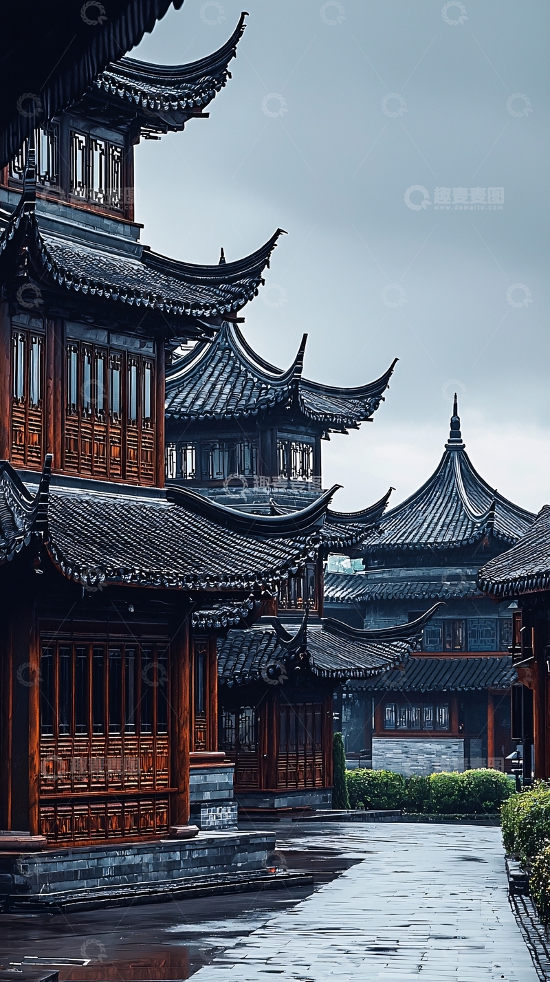 高清大图下载【趣麦麦图】水墨江南