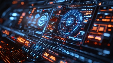 未来科技感控制面板