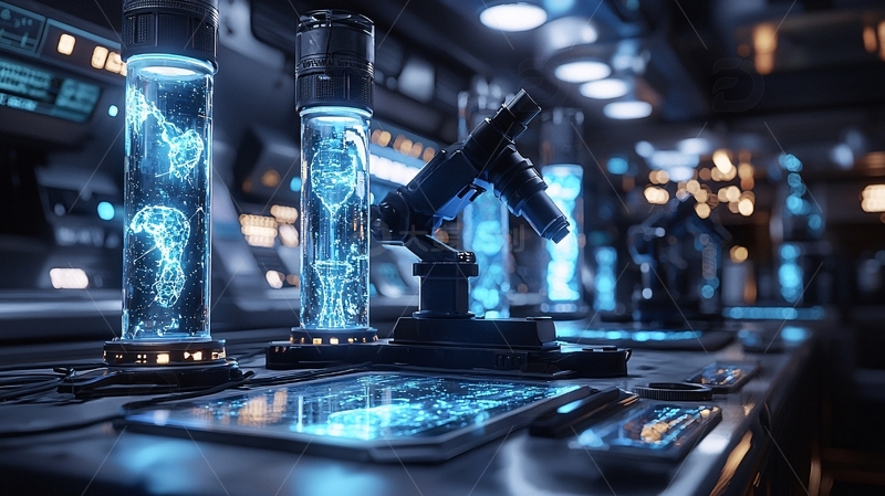 高清大图下载【趣麦麦图】科幻实验室2