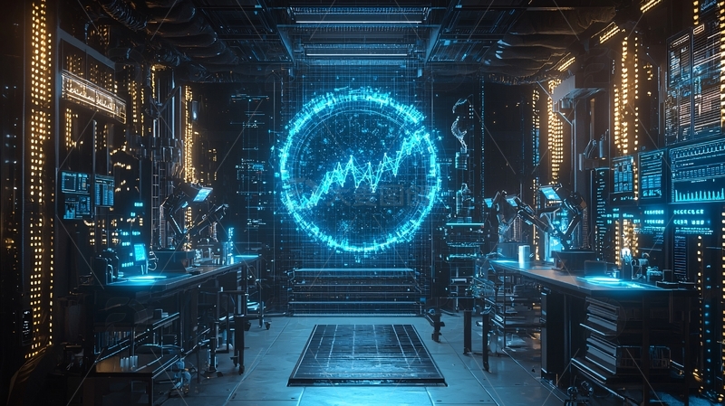 高清大图下载【趣麦麦图】科技感十足的实验室