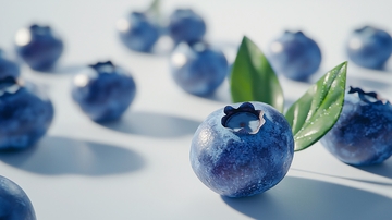 蓝莓特写高清图片