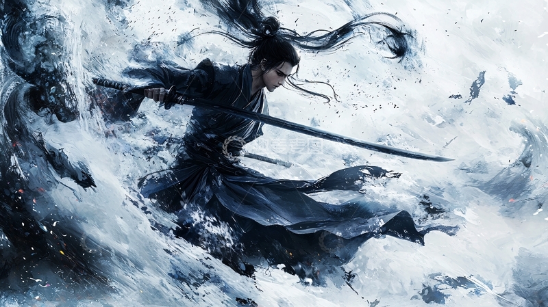 高清大图下载【趣麦麦图】水墨画风