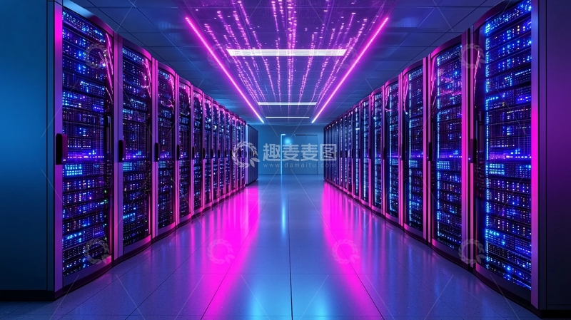 高清大图下载【趣麦麦图】服务器机房