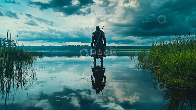 高清大图下载【趣麦麦图】剑客