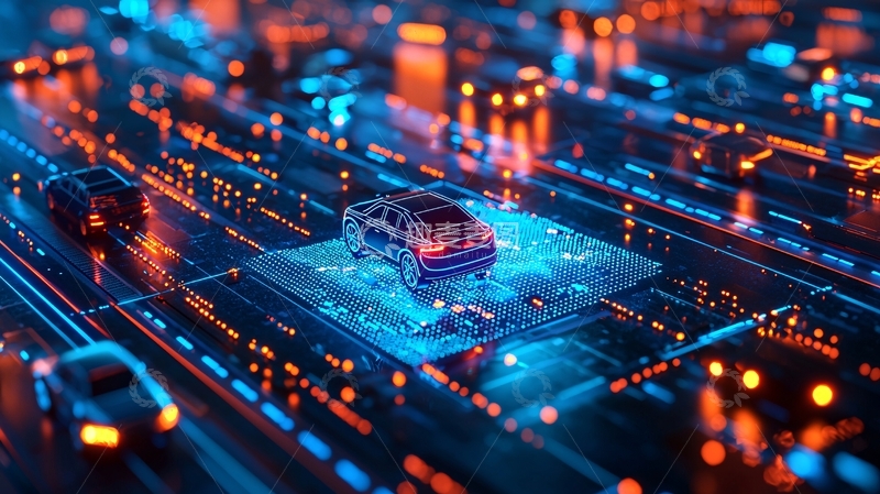 高清大图下载【趣麦麦图】未来感汽车科技概念