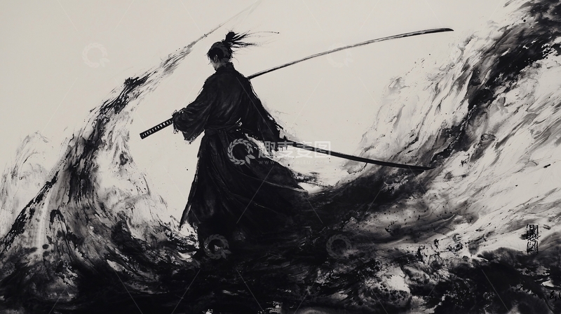 高清大图下载【趣麦麦图】武士