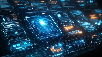 未来科技感控制面板