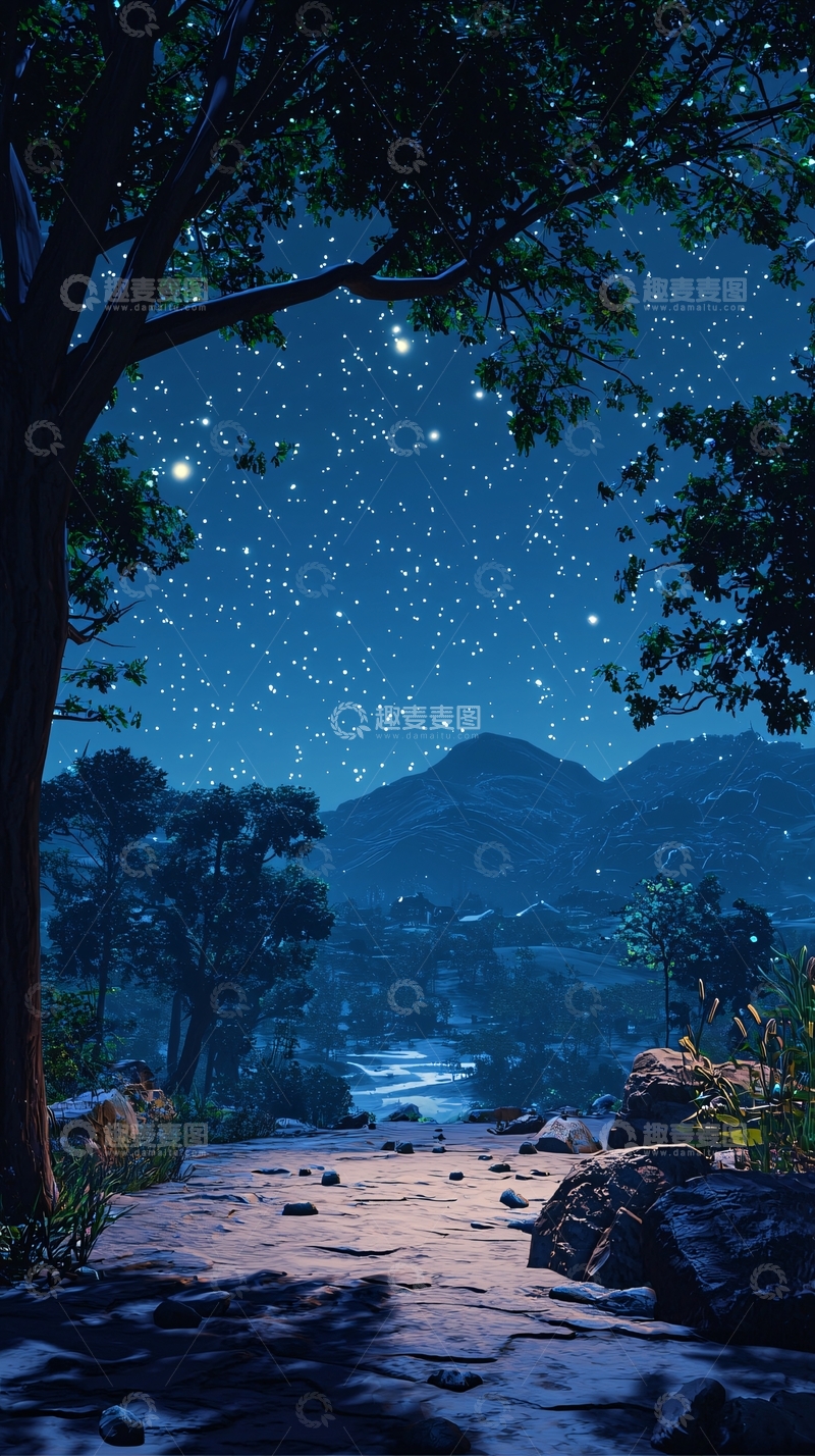 高清大图下载【趣麦麦图】星空夜景