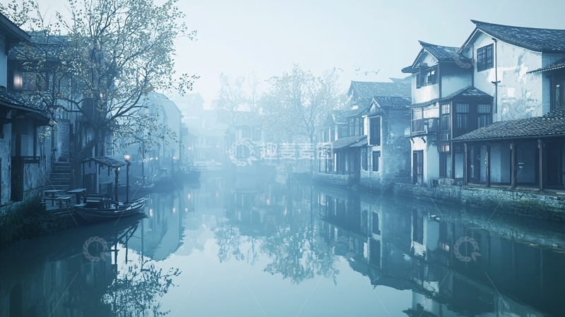 高清大图下载【趣麦麦图】水墨江南