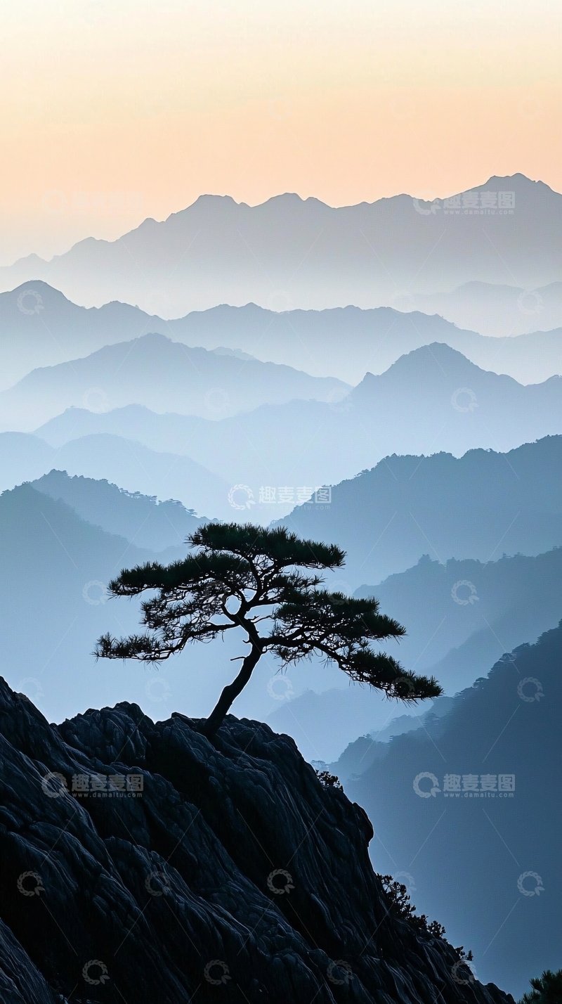 高清大图下载【趣麦麦图】山峦叠嶂