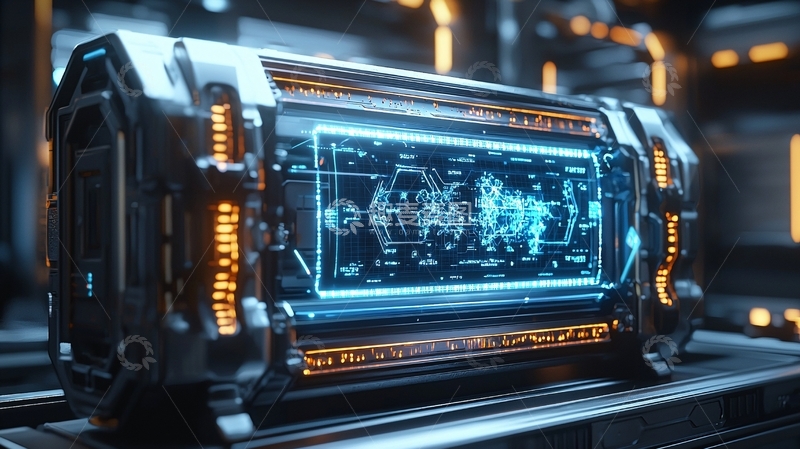 高清大图下载【趣麦麦图】未来科技设备箱体