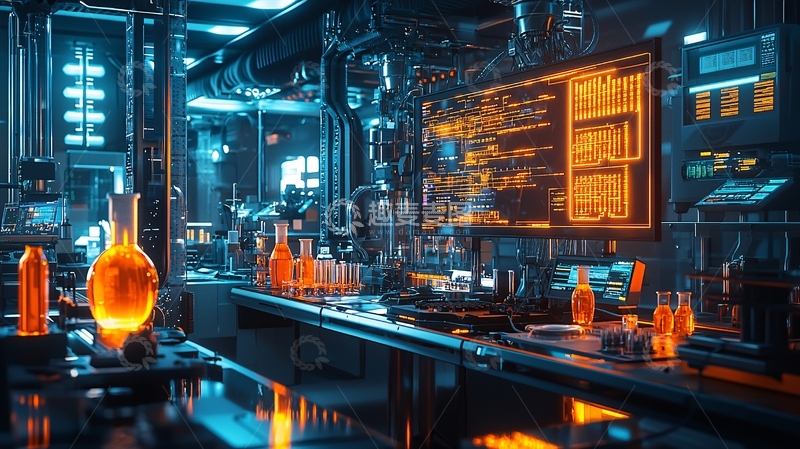 高清大图下载【趣麦麦图】未来感实验室