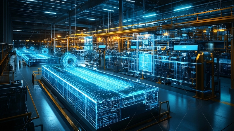 高清大图下载【趣麦麦图】未来工厂