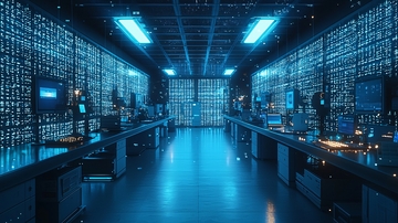 科技感数据中心场景