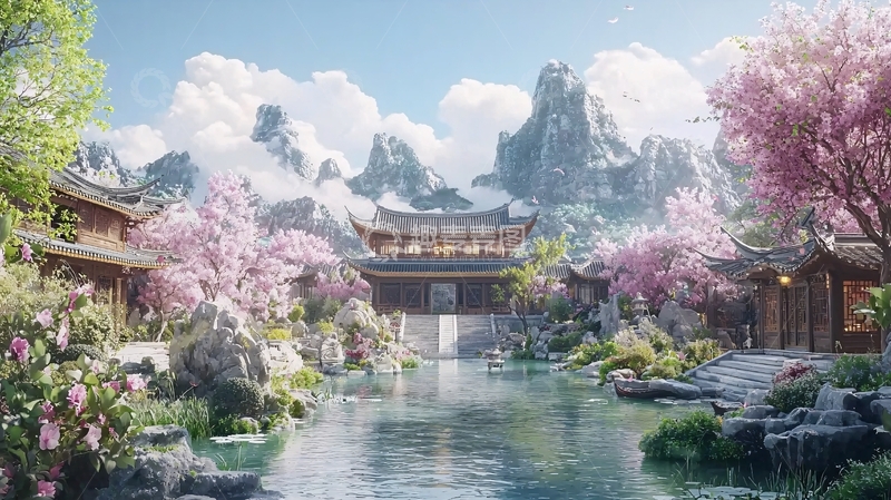 高清大图下载【趣麦麦图】山水画