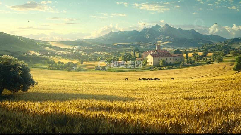 高清大图下载【趣麦麦图】田园风光117