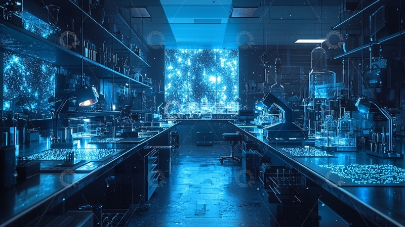 高清大图下载【趣麦麦图】科技感十足的实验室