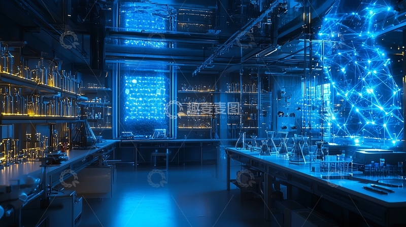 高清大图下载【趣麦麦图】科技实验室内部