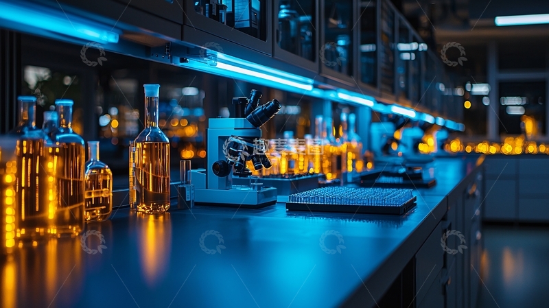 高清大图下载【趣麦麦图】实验室夜景