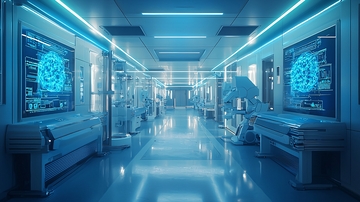 未来科技医疗走廊