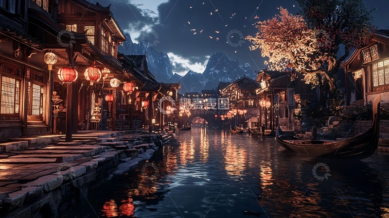 高清大图下载【趣麦麦图】水墨江南