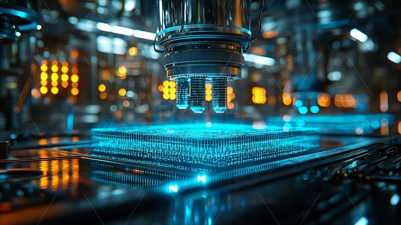 高清大图下载【趣麦麦图】芯片制造设备特写