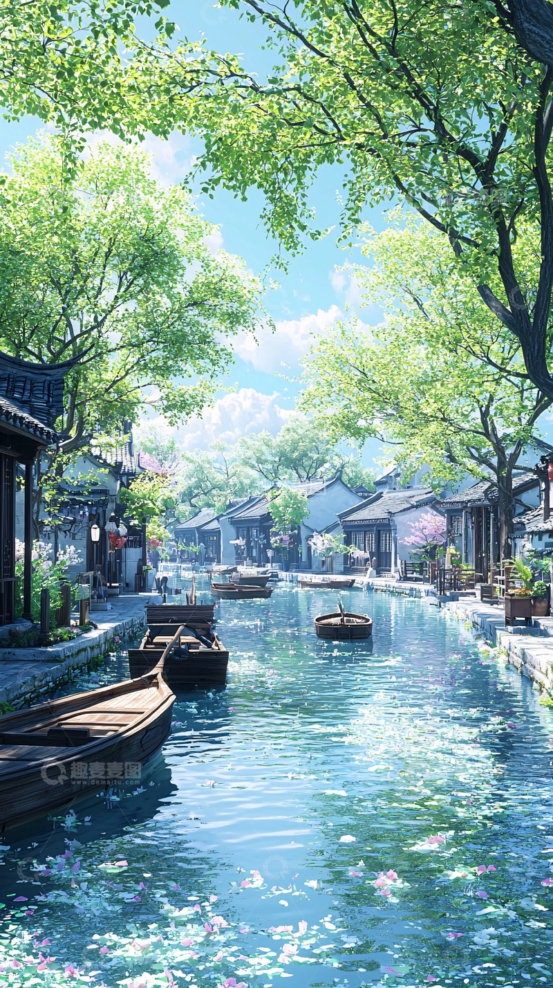 高清大图下载【趣麦麦图】江南水乡