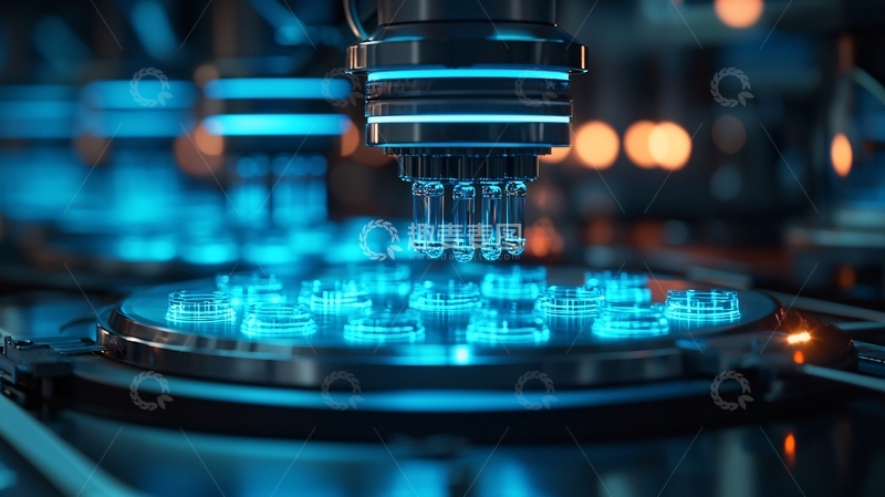 高清大图下载【趣麦麦图】科技感自动化生产线