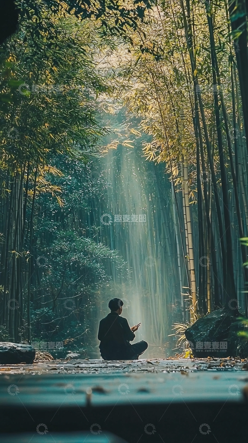 高清大图下载【趣麦麦图】竹林