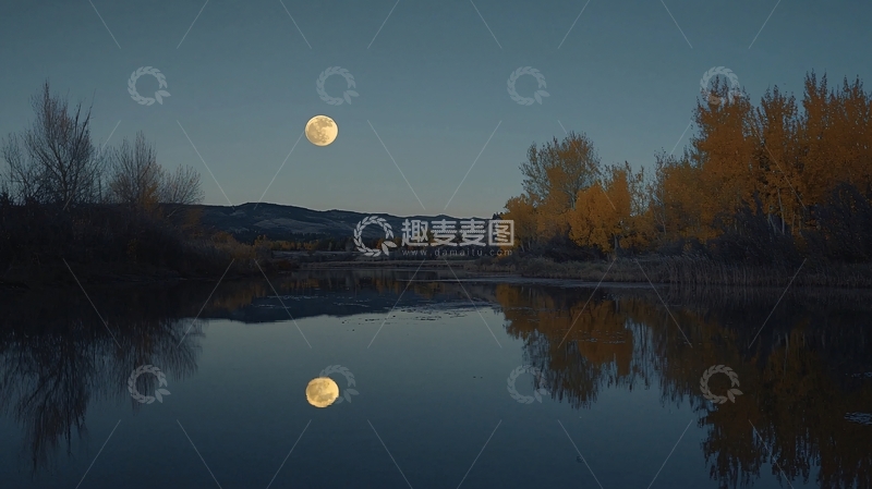 高清大图下载【趣麦麦图】秋夜