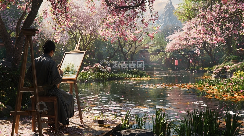 高清大图下载【趣麦麦图】水墨画