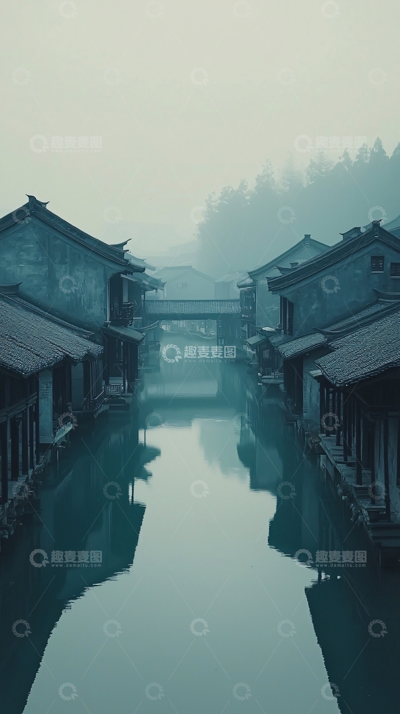 高清大图下载【趣麦麦图】水墨江南