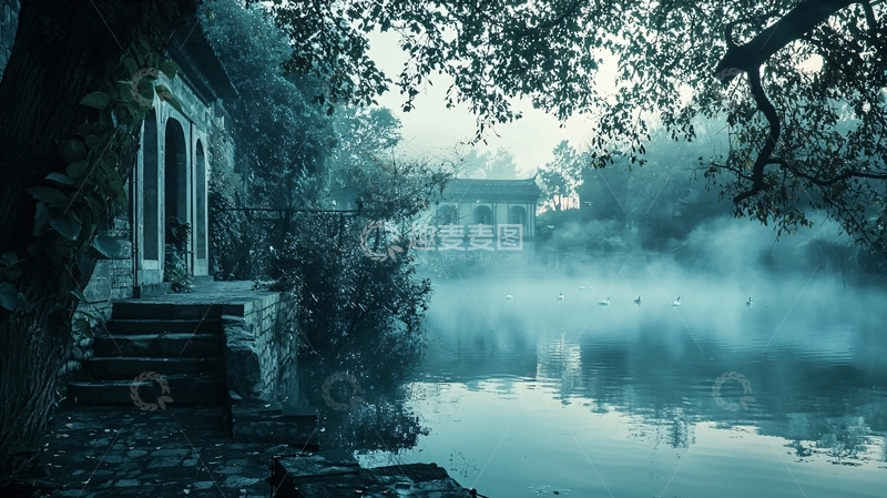 高清大图下载【趣麦麦图】水墨江南