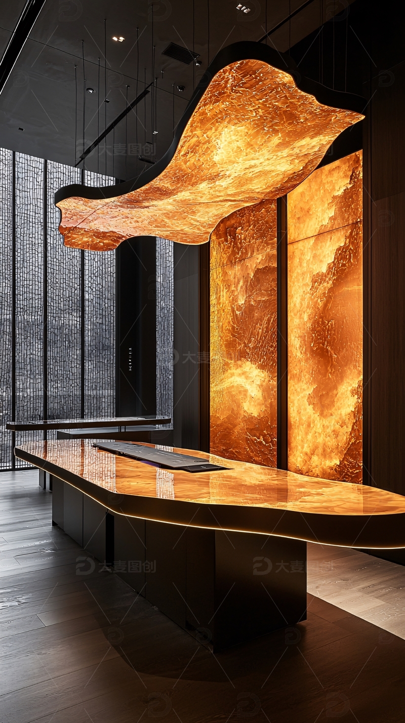 高清大图下载【趣麦麦图】豪华纹理照明装置