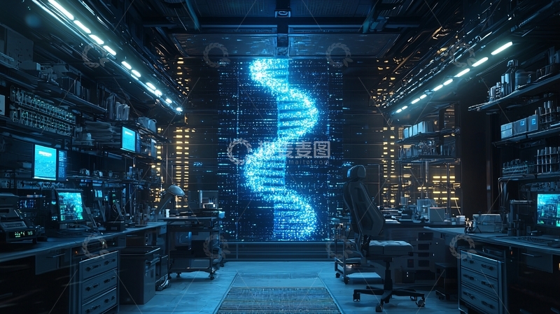 高清大图下载【趣麦麦图】科技感实验室