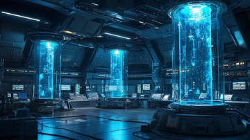 未来科技感实验室