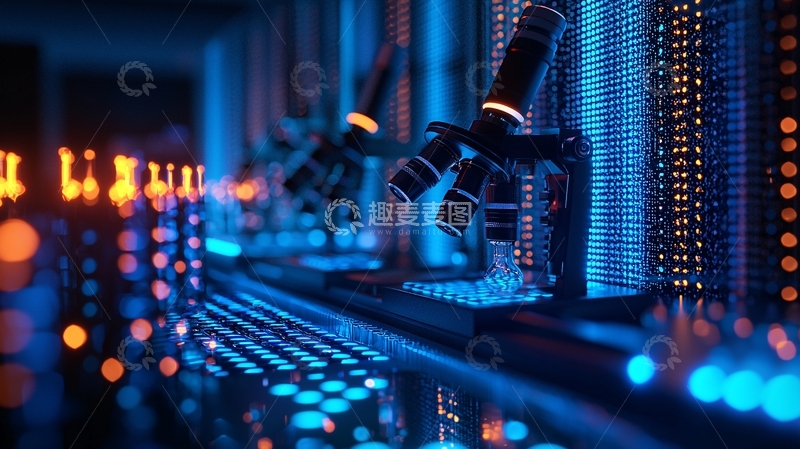 高清大图下载【趣麦麦图】科幻未来感芯片电路板