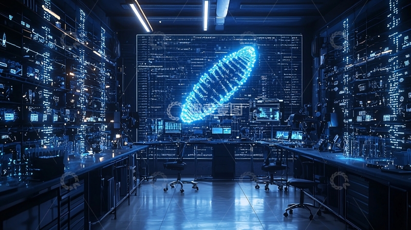 高清大图下载【趣麦麦图】科技感十足的实验室