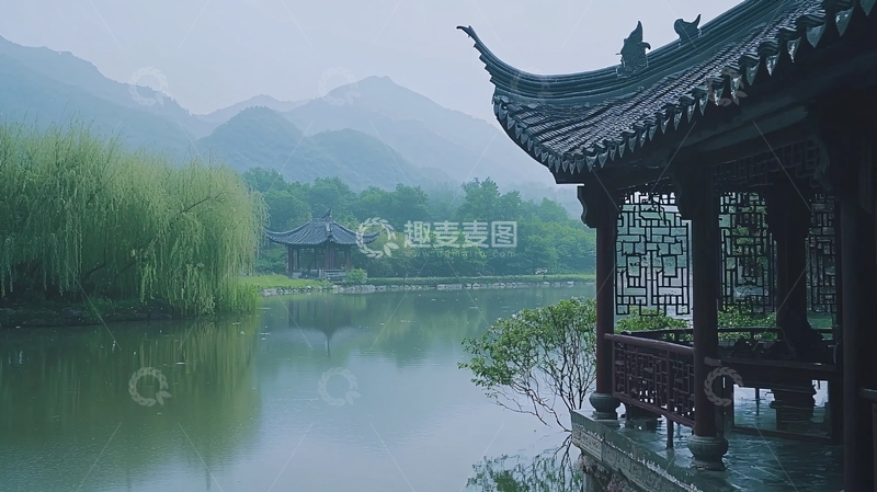 高清大图下载【趣麦麦图】水墨江南