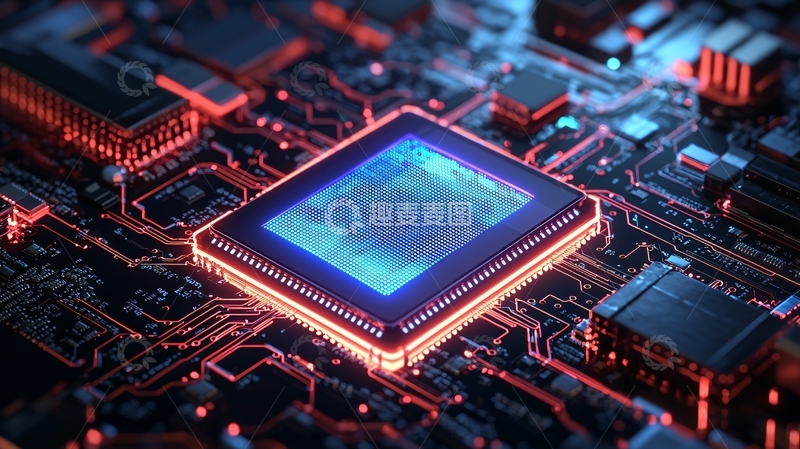 高清大图下载【趣麦麦图】芯片电路板特写3