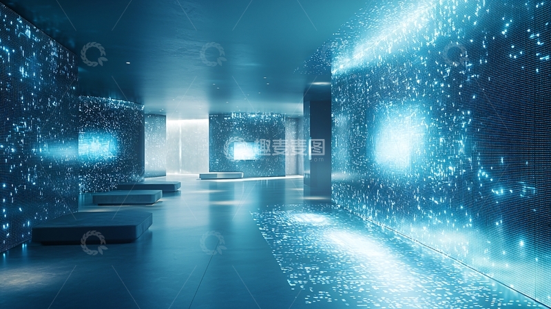 高清大图下载【趣麦麦图】科技感房间